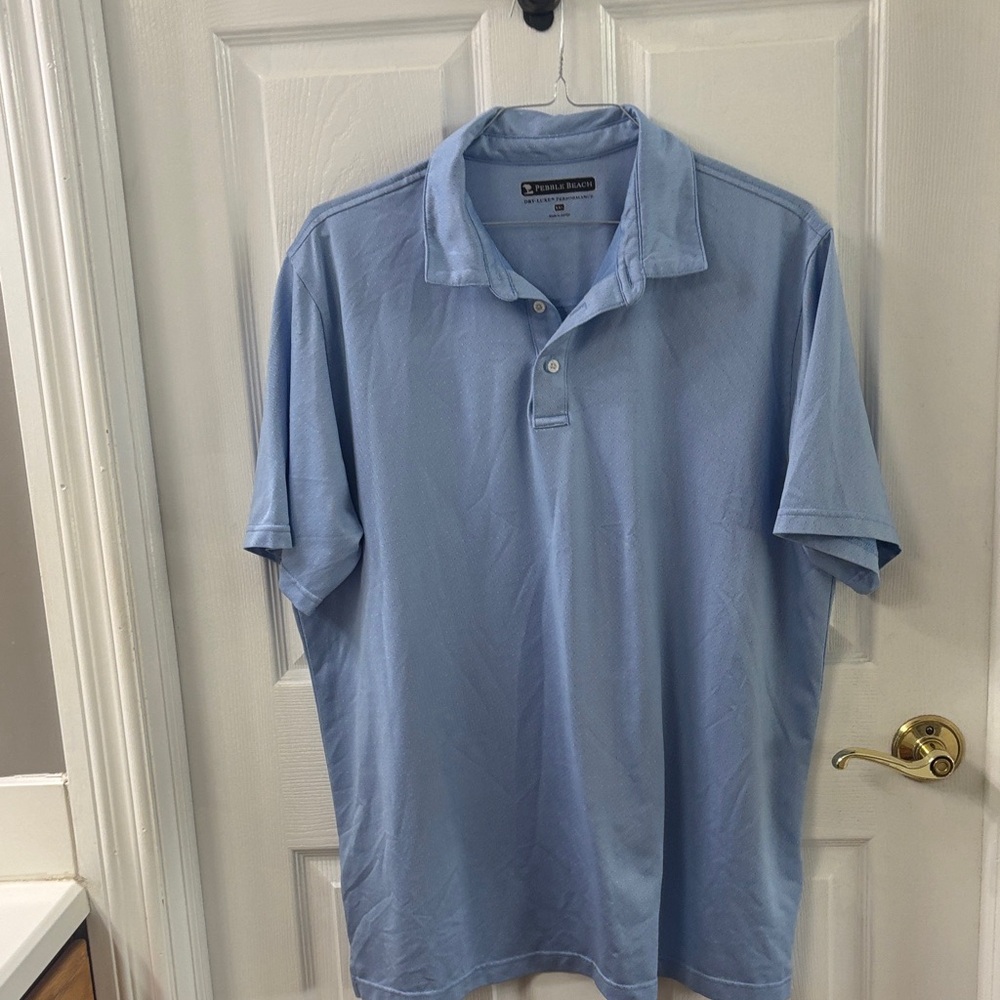 Pebble Beach Men's Sky Blue Polo Shirt